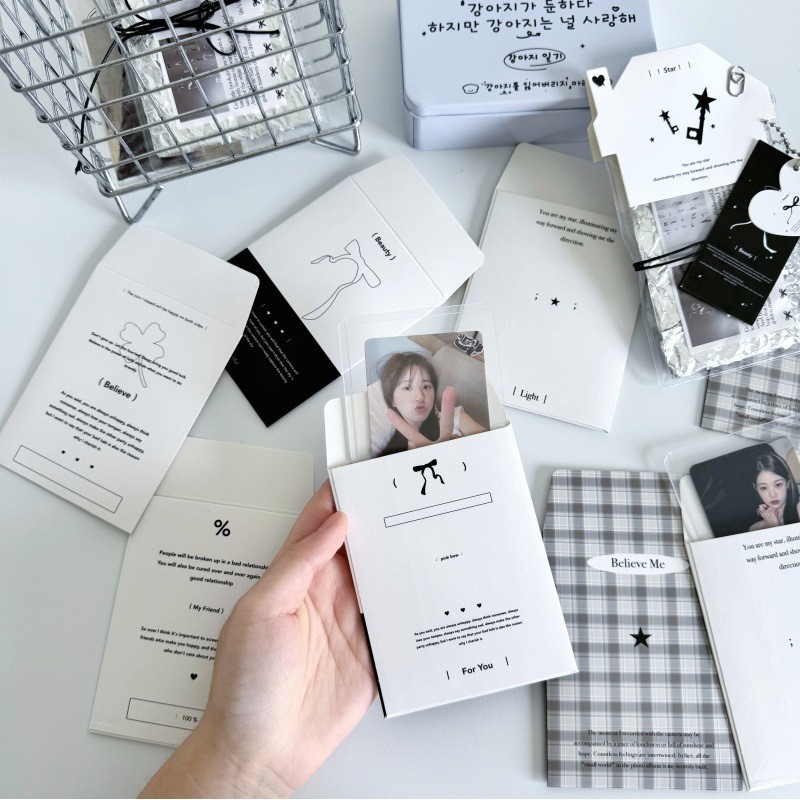 

[HARU] BW Vibe Series Envelope Photocard Packaging Amplop PC