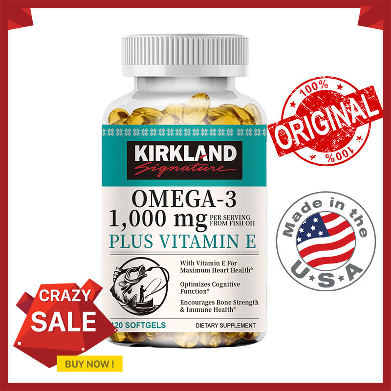 Omega 3 Fish Oil Minyak Ikan 2500mg - EPA DHA Tingkat Tinggi untuk Jantung & Otak & Mata & Sendi Ban