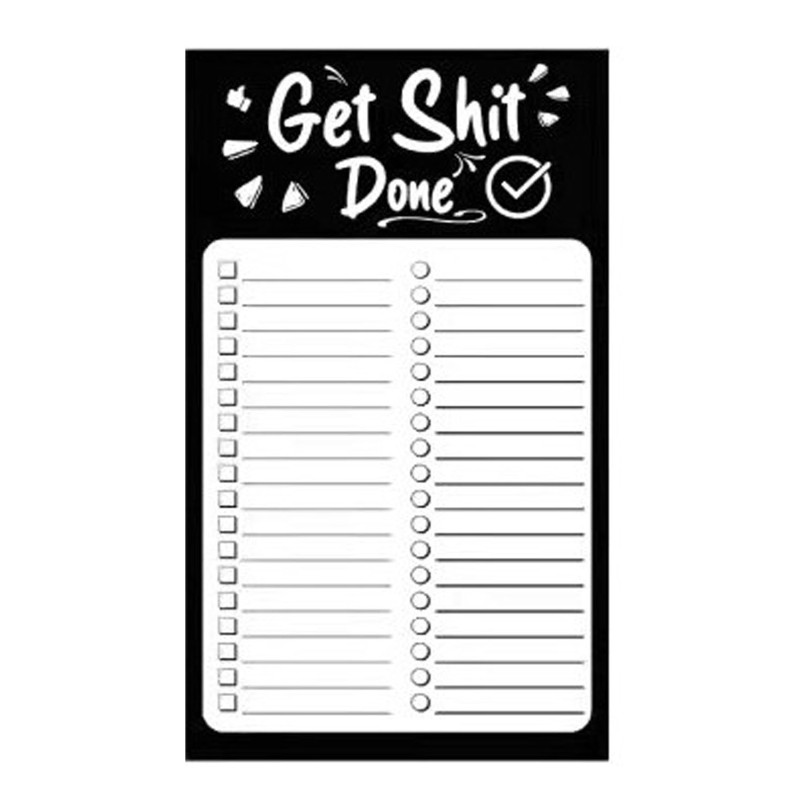 

Grocery List Notepad with Magnet Memo Note Pad for Shopping To Do Lists