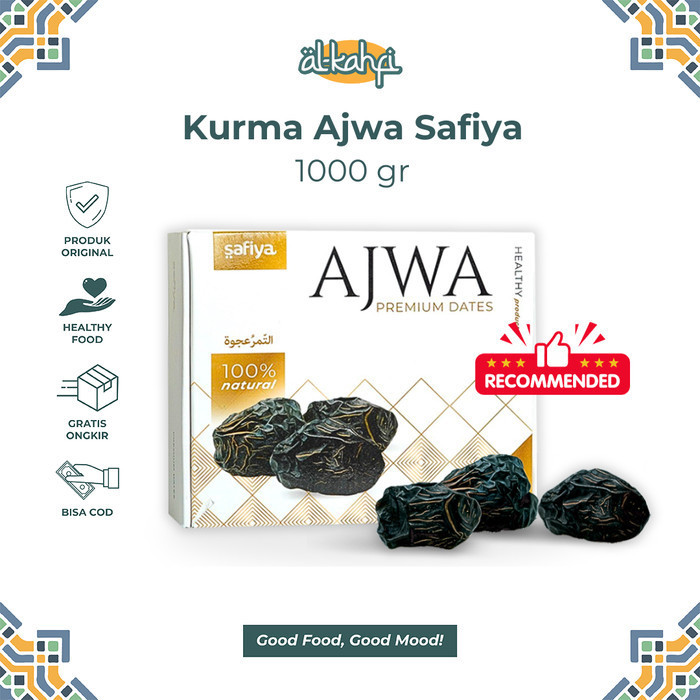 

Kurma Ajwa 1 Kg Kurma Nabi Super Premium Original - 500 Gram