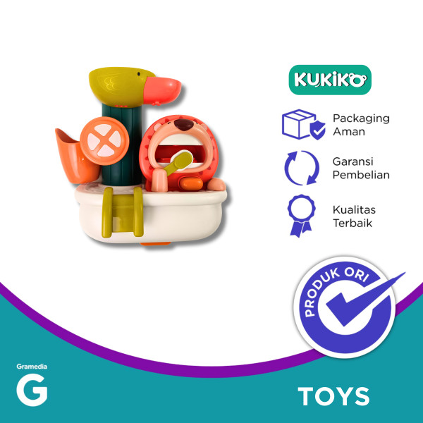 Kukiko Bath Bubble Toy Set Lion 889-502