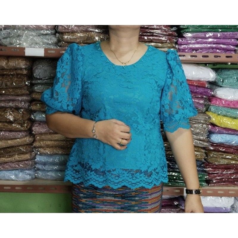 RN BLUS SEMI RENDA/ATASAN BRUKAT VIRAL/BAJU SEMI KEBAYA KEKINIAN 2023