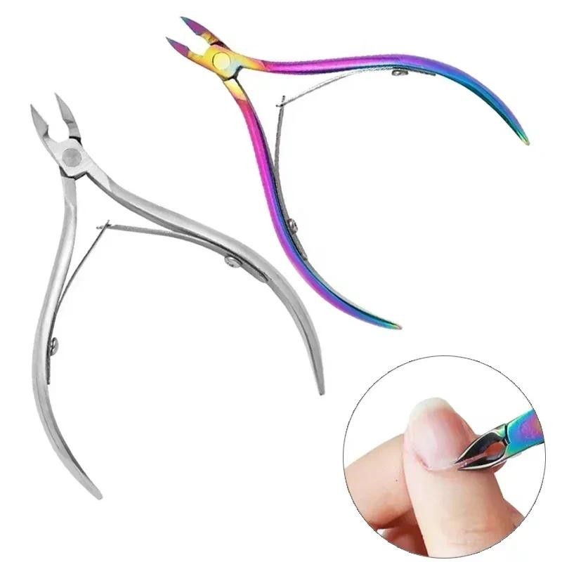 Professional Cuticle Cutter Nail Nippers Scissors Pusher Dead Skin Remover Manicure Pedicure Tong Na