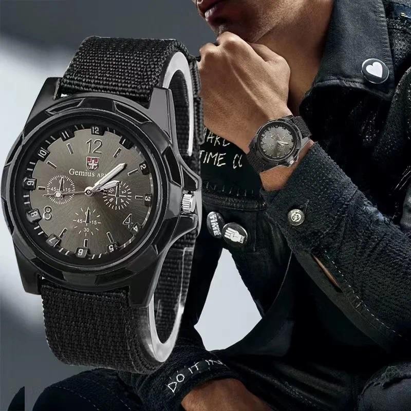 Men Band High Quality Quartz Movement Men Sports Watch Casual Wristwatches Outdoors Men Aviator Watc