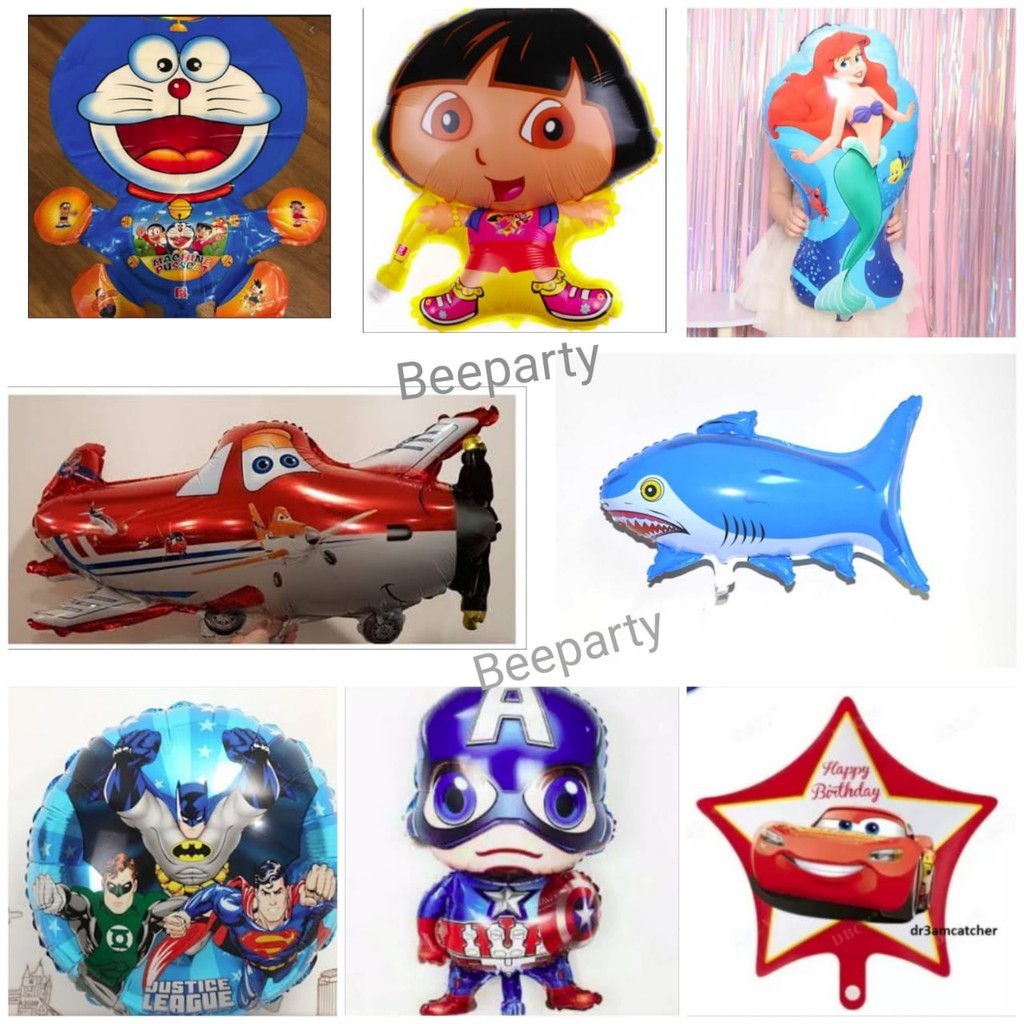 Balon Foil Karakter Balon kartun anak