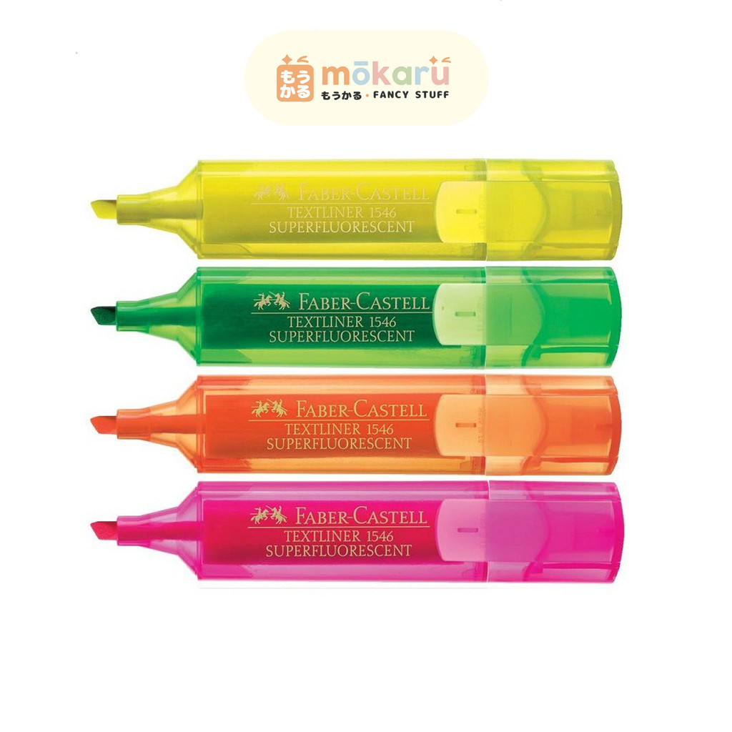 

Faber Castell Highlighter Textliner Transparant / Penanda warna warni