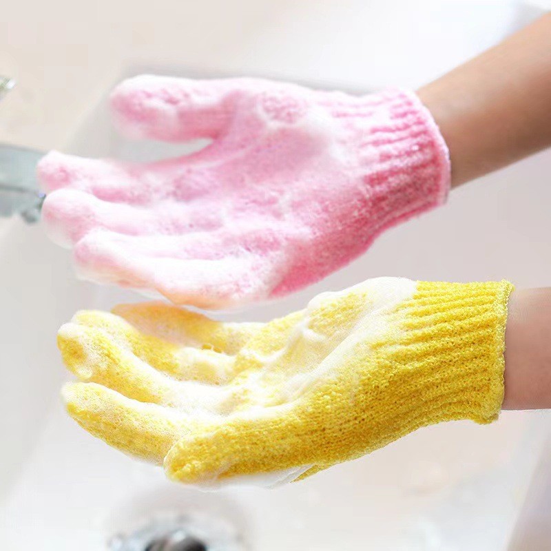

Body Cleaning Washcloth Soft Brush Home Hotel Bathroom Shower Ball Back Scrubber Set Exfoliating Skin Towel Bath Gloves