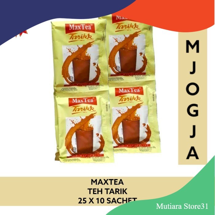 

Max Tea Teh Tarik Renteng 25 gram / maxtea teh tarikk sachet 25gr x 10