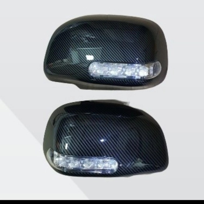 COVER SPION CARBON LAMPU INNOVA LAMA 2005+2011