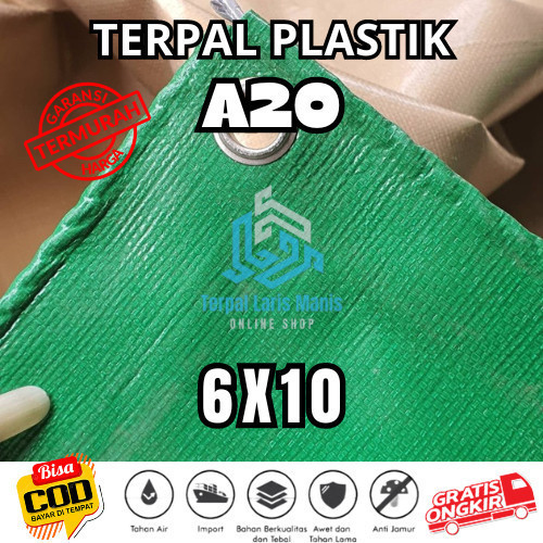 DISTRIBUTOR terpal PENDEKAR TERPAL Terpal A5 A8 A10 A12 A15 A20 6X10 Meter Plastik Tebal Lipat Meter