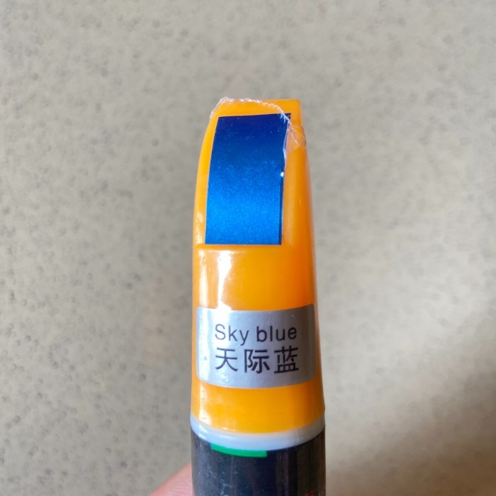 

jt Spidol baret Cat oles penghilang lecet motor mobil original warna biru metalik / cat anti baret permanen - Sky Blue