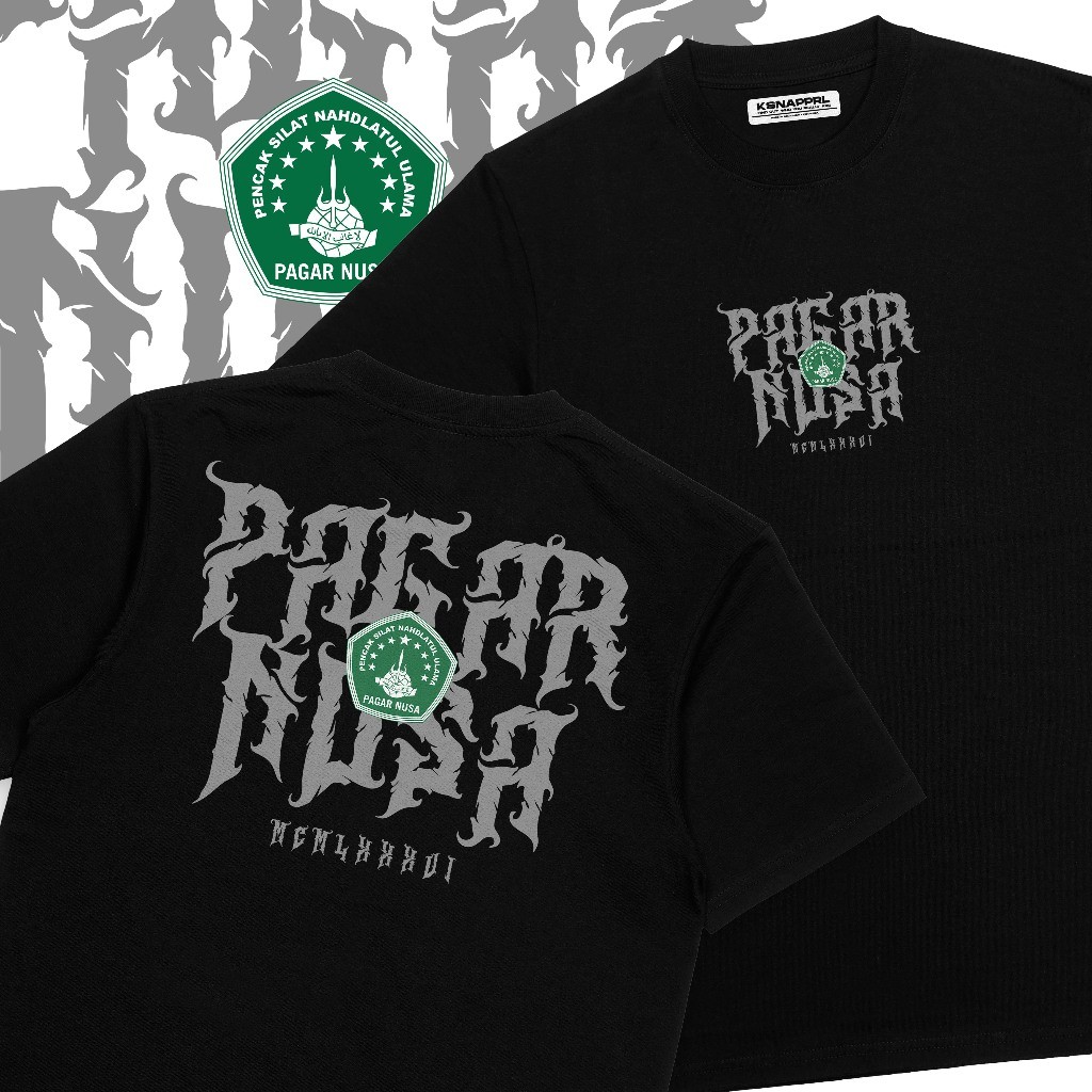 Kaos PSNU  "Pagar Nusa Metal" - Pagar Nusa Kaos / PAGAR NUSA 1986