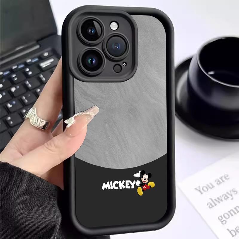 Casing For IQOO Z9X 5G Z9 5G Neo U5x Z6 5G Z7i Soft Silicone Case Cool Simple Mickey Mouse Camera Pr