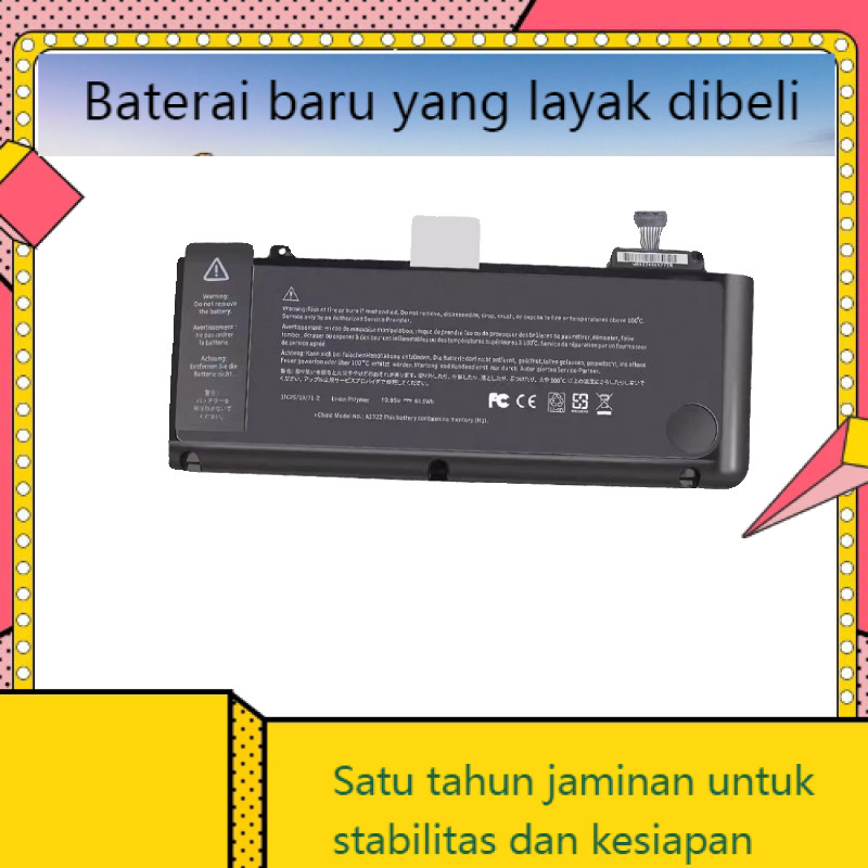 Baru cocok untuk Apple A1280 baterai MacBook 13 A1278 MB771 MB466 MB467 baterai laptop