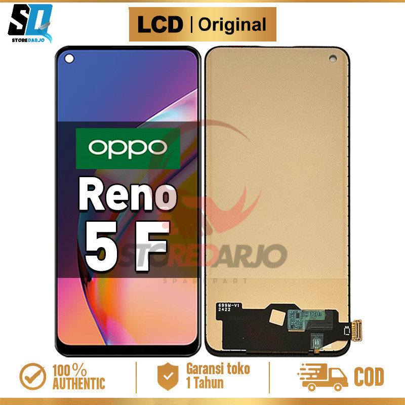 Original LCD OPPO Reno 5F Fullset ori  hp Touchscreen Murah For Glass Touch Screen Digitizer