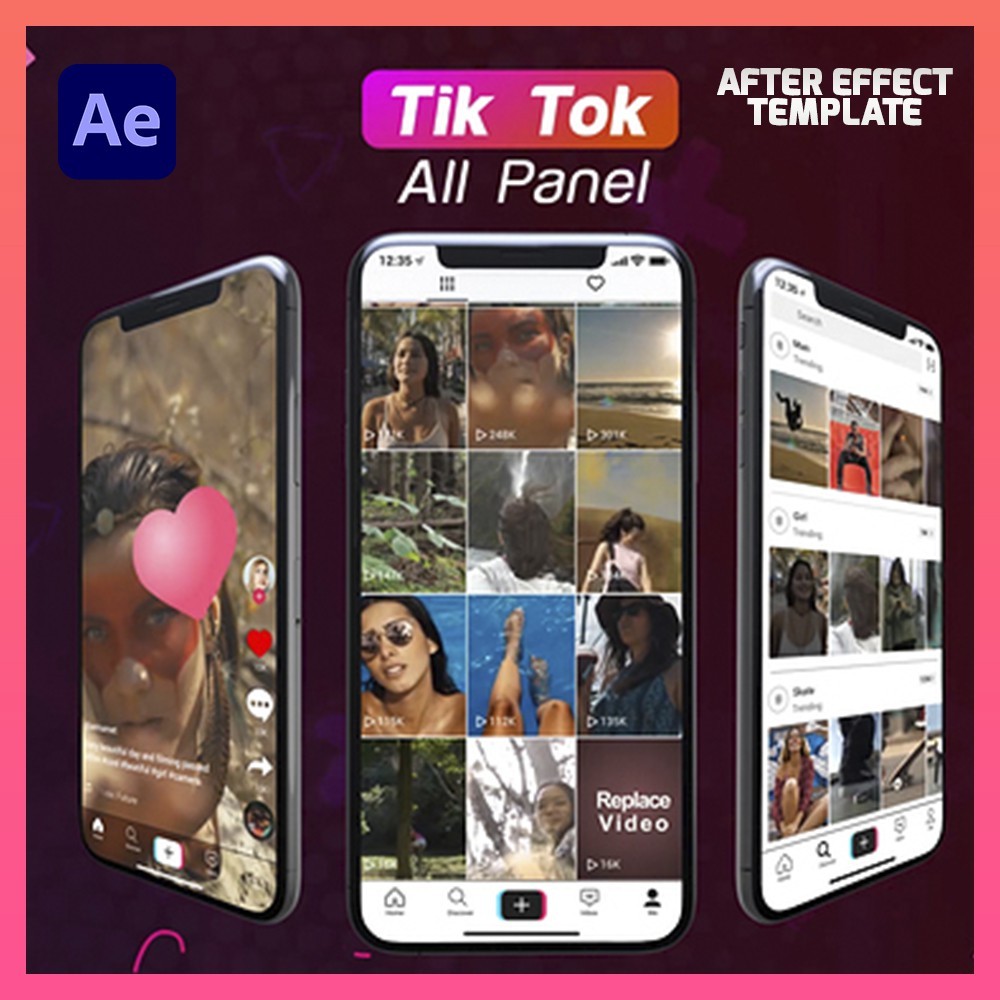 

NS Tik Tok Promo After Effect Videohive Template