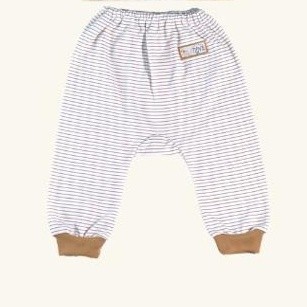 NOVA Celana Panjang Rib Baby Garis Abu/Coklat