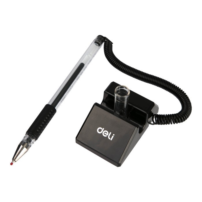 

Pulpen Meja Gel / pena tempel Deli E6791 Spring 0.5mm – Warna Hitam