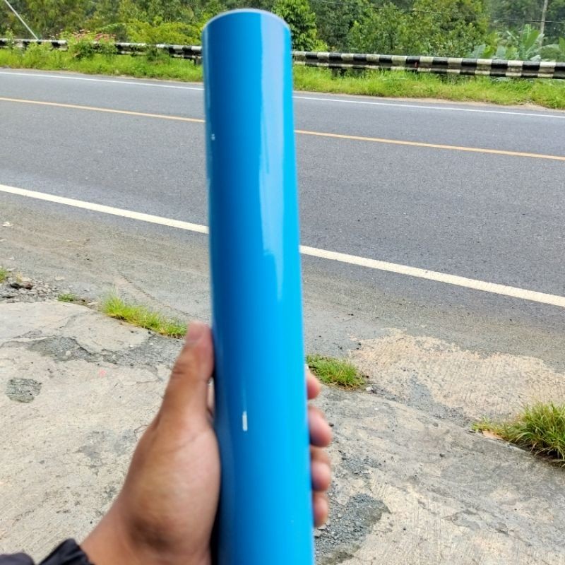 Sticker Skotlet Ice Blue Stiker Scotlite Biru Langit Sekotlet Warna Biru Muda