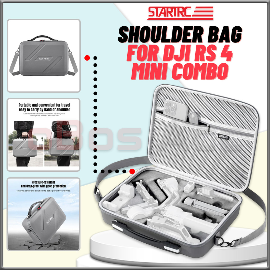 STARTRC Tas Shoulder Bag For DJI RS 4 MINI COMBO Ronin Stabilizer Handbag Storage Gimbal Camera Acce