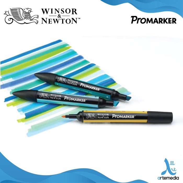 

best -Marker Winsor & Newton Promarker Set 6 Dual Point Pena Kuas Warna - NEUTRAL TONES