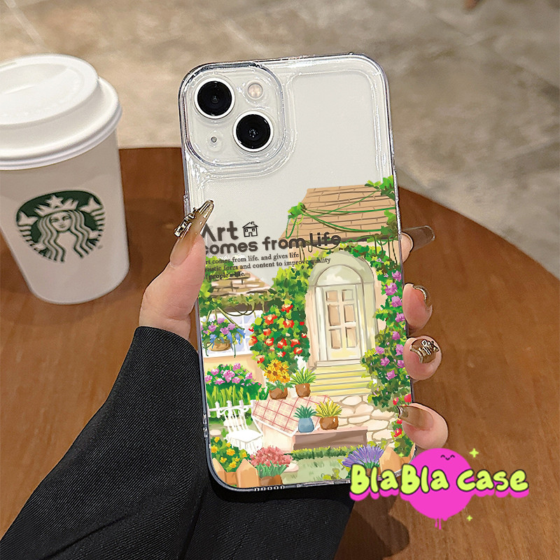VIVO Case Rumah yang Ghibli totoro cantik Case Cocok Untuk VIVO Y20 Y21 Y21S Y22 Y22S Y28 Y30 Y33S Y
