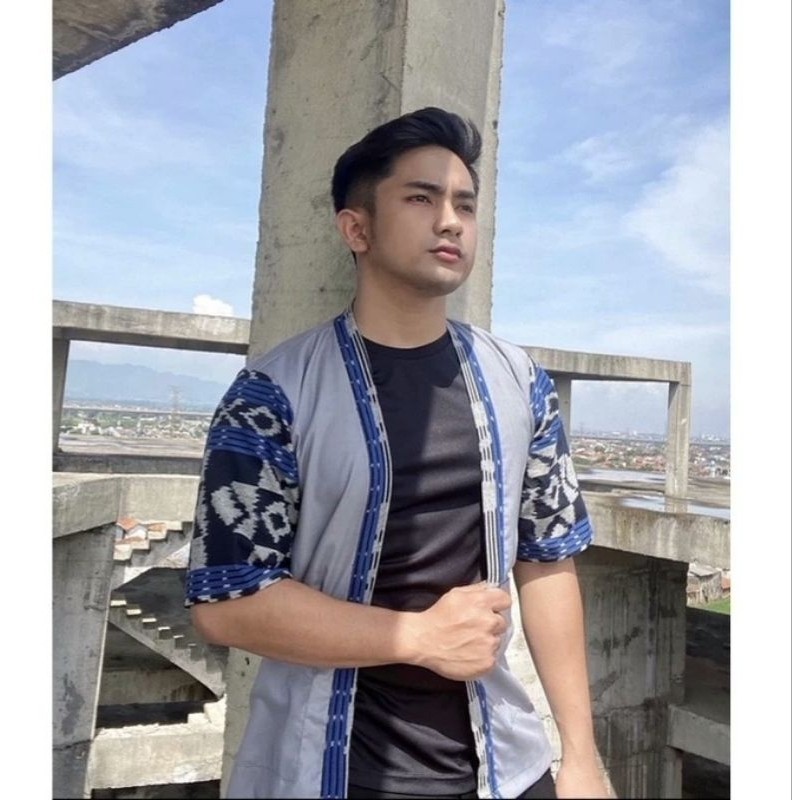Kimono tenun toraja Outer outfit baju tenun pria
