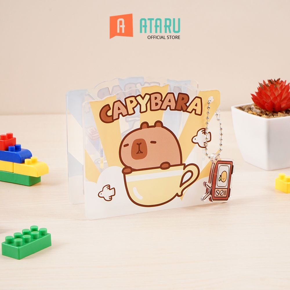 

Ataru Tempat Pulpen Plastik Capybara Transparan Pen Storage Box Tempat Alat Tulis Serbaguna Kotak Organizer Pensil Pulpen Multifungsi