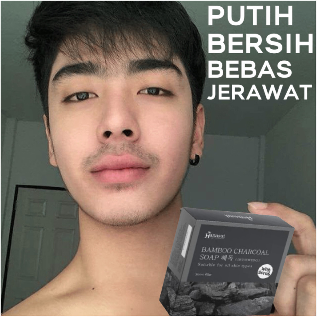 BPOM Sabun Pembersih Wajah Pria / Pembersih Wajah Pria Kusam / Sabun Pemutih-Wajah Pria Permanen