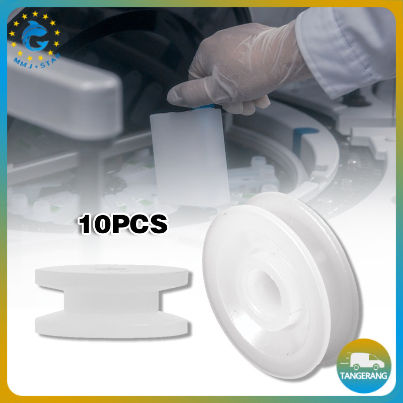 Pulley Plastik Kecil 2x9.3mm Roda Katrol Mini Alat Peraga Sains DIY Gear Motor Mainan Project Sekola