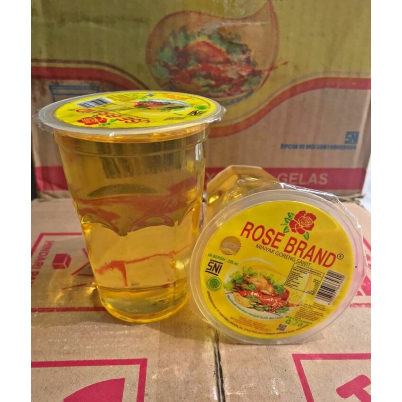 

minyak goreng rose brand gelas 220ml