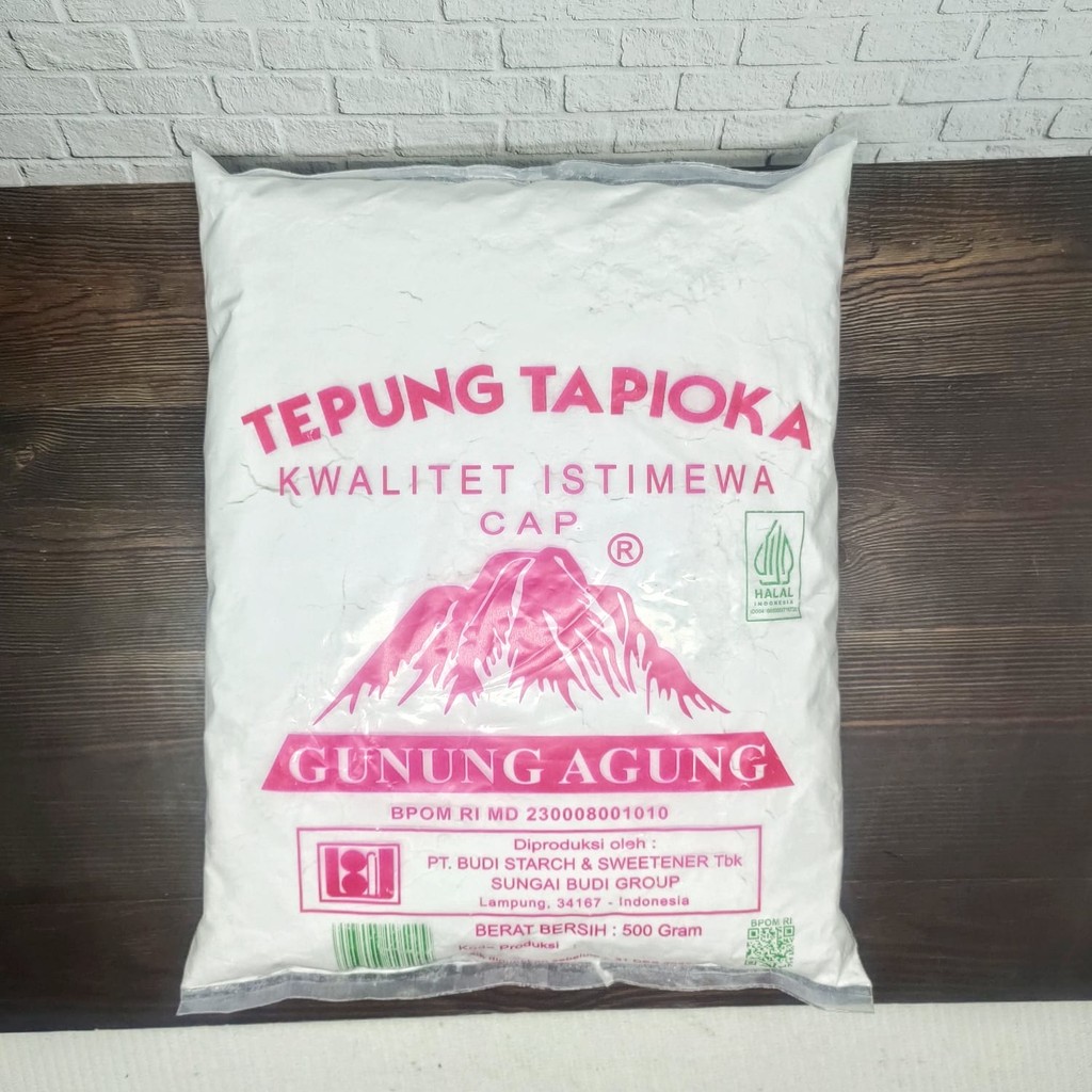 

TEPUNG TAPIOKA CAP GUNUNG AGUNG 500GR