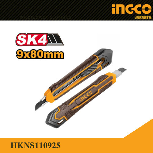 

Cutter Kecil (9mm) Auto Lock INGCO HKNS110925 Pisau Cuter Pemotong Potong Kertas Cut