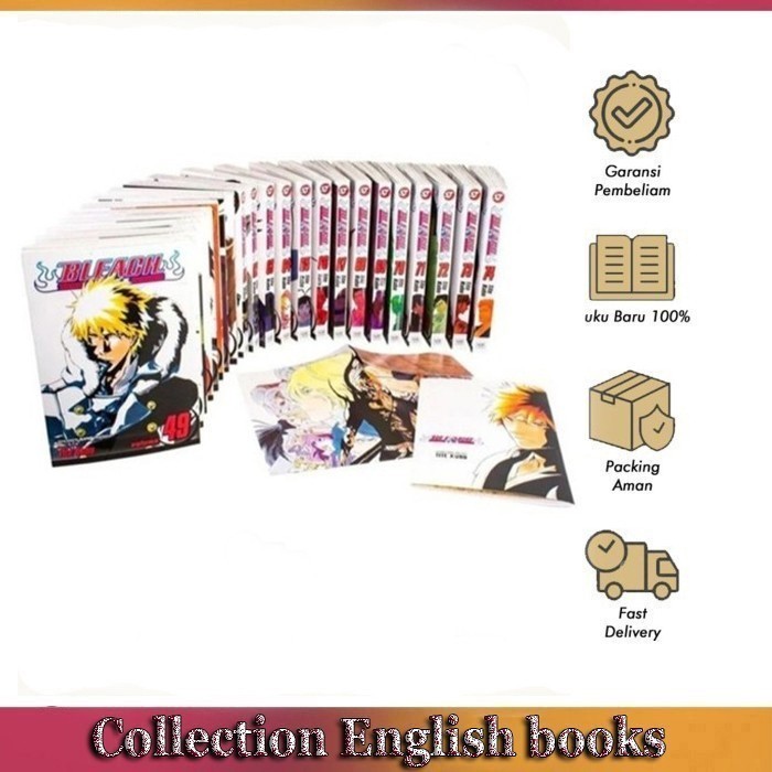 Komik manga Bleach Vol.1-74 (English)