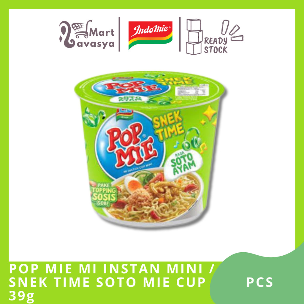

POP MIE INSTAN CUP MINI SOTO 39g - 1 PCS - KOTA BANDUNG - LAVASYA MART