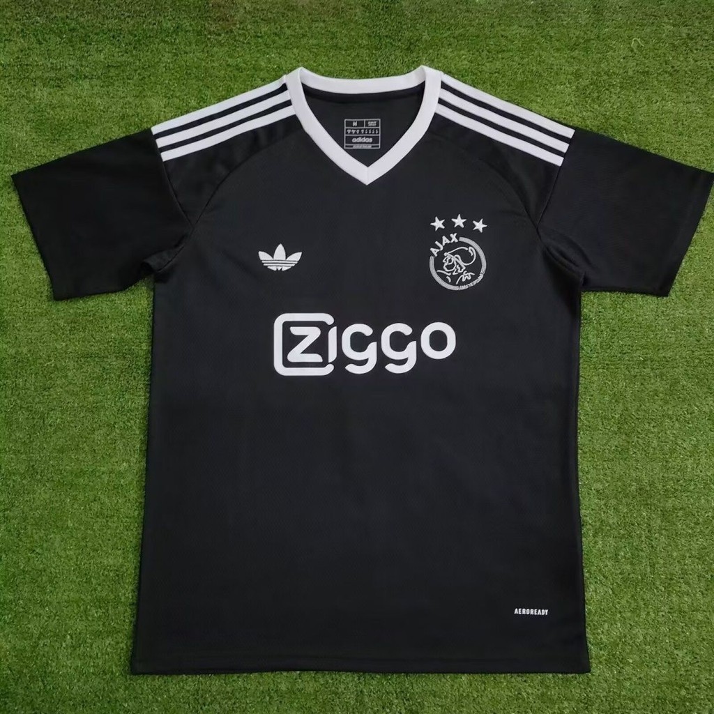 24-25 Musim Baru Jersey Ajax Lengan Pendek Seragam Pelatihan Pra-Game No 10 Tadic Jersey Sepak Bola 