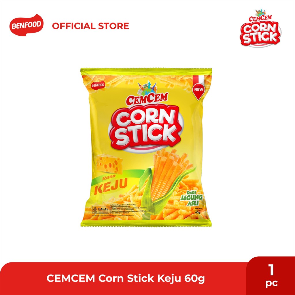 

Cemcem Corn Stick Keju 60g