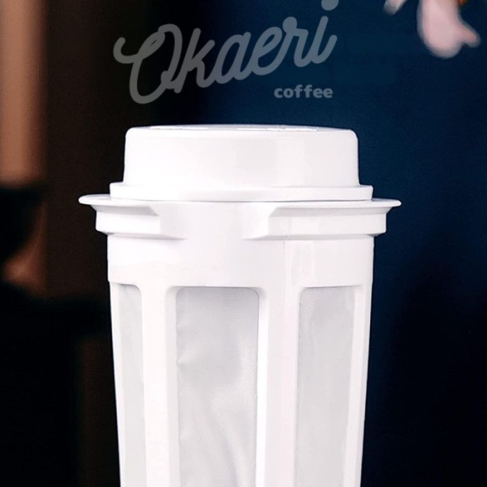 

Cold Brew Coffee Maker Infuser 1000ml / Teko Filter Saringan Teh Kopi - Putih
