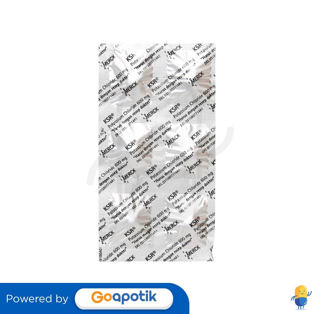 Ksr 600 Mg Strip 10 Tablet / Defisiensi Kalium