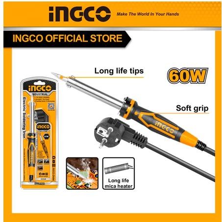 Solder Listrik 60w Watt Lurus INGCO SI0268 Iron Alat Patri Listrik Timah Heavy Duty