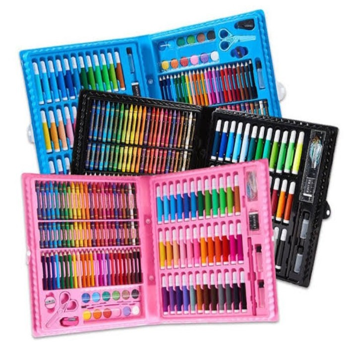 

Art Set Isi 150 Pcs Pensil Warna Set Anak Crayon Komplit Alat Lukis Alat Mewarnai Anak