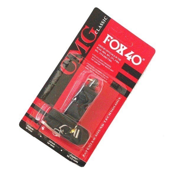 SGA3 Peluit Pluit Whistle Fox40 / Fox 40 dan Tali untuk olahraga outdoor pramuka wasit burung