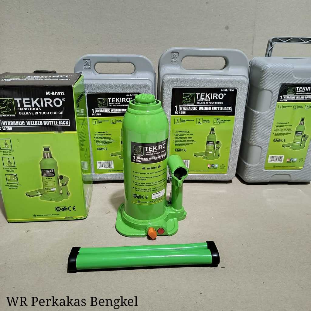 Dongkrak Botol Tekiro 10 Ton - Dongkrak Mobil Hydraulic Jaek - Original Tekiro Ready Dongkrak 2/3/4/