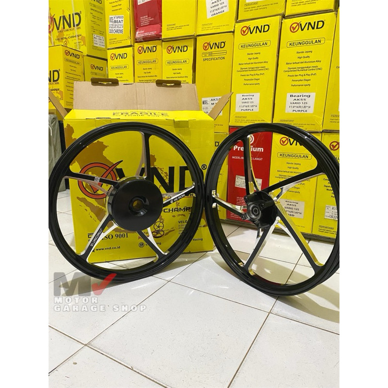 Velg VND KZR Ring 17 Vario 125 / 150 Beat Scoopy Genio 1.40*1.60 Velg Jari Original  vnd Racing