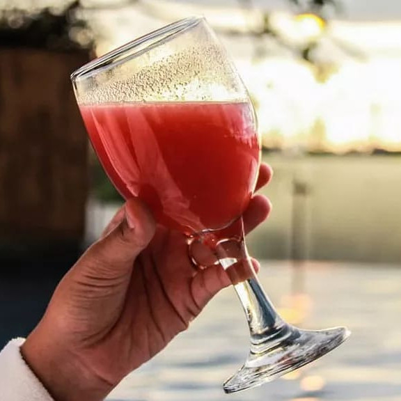 Rumah Perabot Citinova Spring 340ml Gelas Minum Jus Wine Juice Air Hotel Gelas Kaki | Gelas kaca |Ge