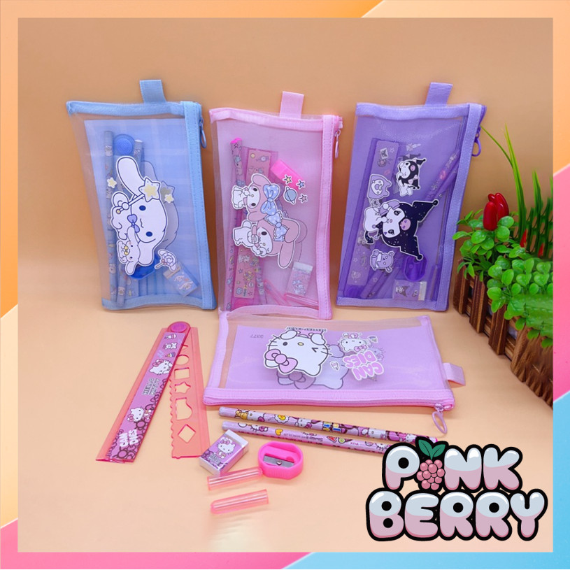 

Pink Berry - S6150 Tempat Pensil Karakter Lucu / Set Alat Tulis 7 in 1 / Alat Tulis Lengkap Karakter / Paket Alat Tulis Motif