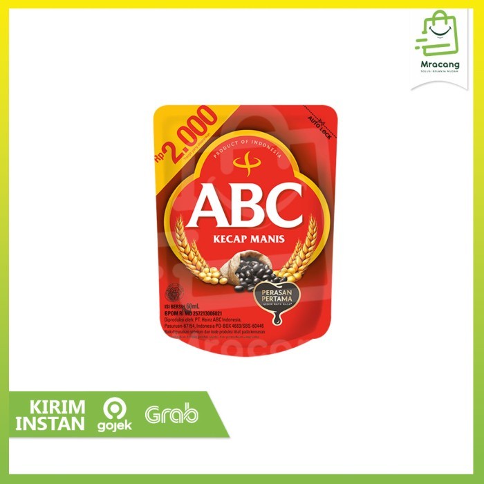 

Abc Kecap Manis 60ml / Mracang Market