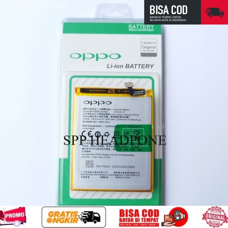 Original Oppo Neo 7 A1603 OPPO F1 F1F - A33W BLP605 Baterai - Battery - Batre