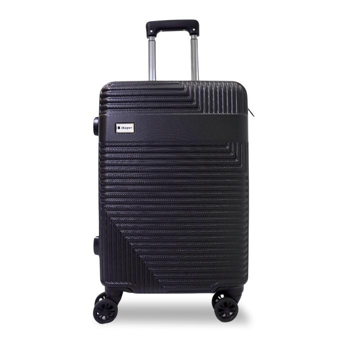 promo  -[iKoper] Koper 24 Inch Orinal Polo Bagasi Size Koper Fiber Koper - Pink