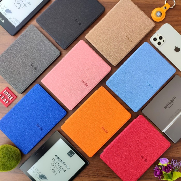 

promo -Fabric Case Kindle Paperwhite 10th 10 Casing Cover Denim Hard HardCase - Hitam